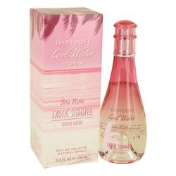 Cool Water Sea Rose Exotic Summer Perfume By Davidoff, 3.4 Oz Eau De Toilette Spray For Women