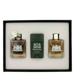 Dirty English Cologne by Juicy Couture Cologne -- Gift Set - 3.4 oz Eau de Toilette Spray + 3.4 oz Skin & Tonic After Shave + 2.5 oz Deodorant Stick