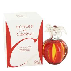 Delices De Cartier Perfume by Cartier Perfume 1.6 oz Eau De Toilette Spray