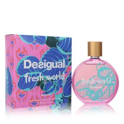 Desigual Fresh World Perfume by Desigual Perfume 3.4 oz Eau De Toilette Spray