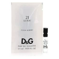 Le Fou 21 Cologne by Dolce & Gabbana Cologne 0.05 oz Vial (Sample)