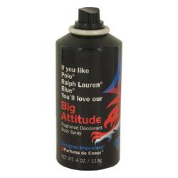 Designer Imposters Big Attitude Cologne by Parfums De Coeur Cologne 4 oz Body Spray (Tester)