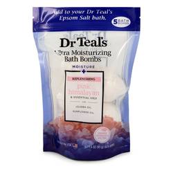Dr Teal's Ultra Moisturizing Bath Bombs Cologne by Dr Teal's Cologne 1.6 oz Five (5) 1.6 oz Moisture Replenishing Bath Bombs with Pink Himalayan, Essential Oils, Jojoba Oil, Sunflower Oil (Unisex)