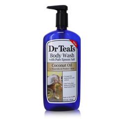 Dr Teal's Body Wash With Pure Epsom Salt Perfume by Dr Teal's 24 oz Coconut Oil Body Wash to Nourish & Protect Skin