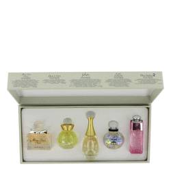 Dolce Vita Perfume by Christian Dior Perfume -- Gift Set - Travel Variety Set Includes .17 oz Mini's of each Miss Dior Cherrie, Dolce Vita, Jadore, Pure Poison and Dior Addict 2