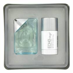 Echo Cologne by Davidoff Cologne -- Gift Set - 1.7 oz Eau De Toilette Spray + 2.4 oz Deodorant Stick