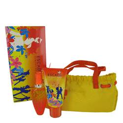 Escada Sunset Heat Perfume by Escada Perfume -- Gift Set - 1.7 oz Eau De Toilette Spray + 5 oz Body Lotion + Bag
