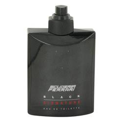 Ferrari Scuderia Black Signature Cologne By Ferrari, 4.2 Oz Eau De Toilette Spray (tester) For Men
