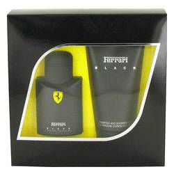 Ferrari Black Cologne by Ferrari -- Gift Set - 2.5 oz Eau De Toilette Spray + 5 oz Shower Gel