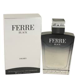 Ferre Black Cologne By Gianfranco Ferre, 3.4 Oz Eau De Toilette Spray For Men