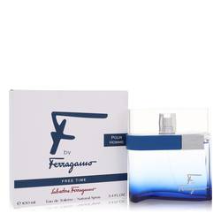 F Free Time Cologne By Salvatore Ferragamo, 3.4 Oz Eau De Toilette Spray For Men