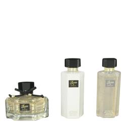 Flora Perfume by Gucci -- Gift Set - 2.5 oz Eau De Toilette Spray + 3.3 oz Body Lotion + 3.3 oz Shower Gel