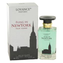 Fling In New York Cologne By Lovance, 3.4 Oz Eau De Toilette Spray For Men