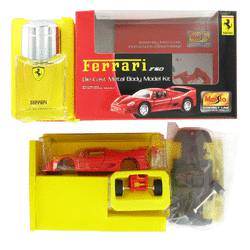 Ferrari Red Cologne by Ferrari Cologne -- Gift Set - 1.4 oz Eau De Toilette Spray + Model Ferrari Car Kit