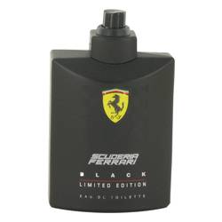 Ferrari Scuderia Black Cologne by Ferrari 4.2 oz Eau De Toilette Spray (Limited Edition Bottle Tester)