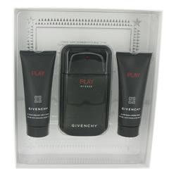 Givenchy Play Intense Cologne by Givenchy Cologne -- Gift Set - 3.3 oz Eau De Toilette Spray + 2.5 oz Hair & Body Shower Gel + 2.5 oz After Shave Gel