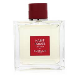 Habit Rouge L'instinct Cologne by Guerlain 3.3 oz Eau De Toilette Intense Spray (Unboxed)