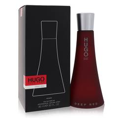 hugo boss woman deep red