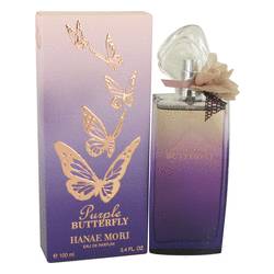 Hanae Mori Purple Butterfly Perfume By Hanae Mori, 3.4 Oz Eau De Parfum Spray For Women