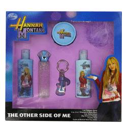 Hannah Montana Perfume by Hannah Montana Perfume -- Gift Set - 1 oz Cologne Spray + 4.2 oz Shampoo + 4 oz Body Lotion + 20g Shimmer Powder + Powder Pouf + Guitar & Musical Note Keychain
