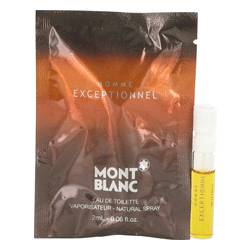 Homme Exceptionnel Cologne by Mont Blanc Cologne 0.06 oz Vial (sample)