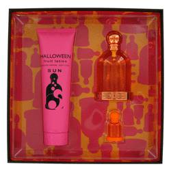 Halloween Sun Perfume by Jesus Del Pozo Perfume -- Gift Set - 3.4 oz Eau De Toilette Spray + 5.0 oz Body Lotion + .15 oz Mini EDT