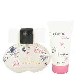 Incanto Bloom Perfume by Salvatore Ferragamo -- Gift Set - 1.7 oz Eau De Toilette Spray + 1.7 oz Shower Gel + Toiletry Bag