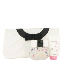 Incanto Bloom Perfume by Salvatore Ferragamo -- Gift Set - 1.7 oz Eau De Toilette Spray + 1.7 oz Body Lotion + Toiletry Bag