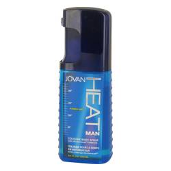 Jovan Heat Fired Up Cologne by Jovan 8.4 oz Cologne Body Spray with Biosensual Essence (unboxed)