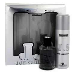 Joe Sorrento Cologne by Jeanne Arthes Cologne -- Gift Set - 3.4 oz Eau De Parfum Spray + 6.8 oz Body Spray (boxes slightly damaged)