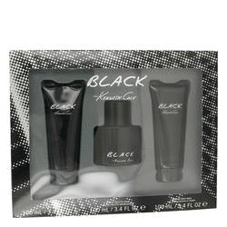 Kenneth Cole Black Gift Set By Kenneth Cole Gift Set For Men Includes 3.4 Oz Eau De Toilette Spray + 3.4 Oz After Shave Gel + 3.4 Oz Shower Gel