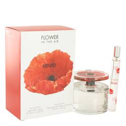 Kenzo Flower In The Air Perfume by Kenzo Perfume -- Gift Set - 3.4 oz Eau De Parfum Spray + .5 oz Mini EDP Spray
