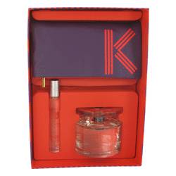 Kenzo Flower In The Air Perfume by Kenzo Perfume -- Gift Set - 3.4 oz Eau De Parfum Spray + .25 oz Mini EDP Roll -On Pen + Pouch