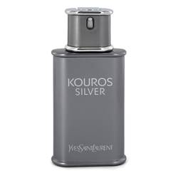 Kouros Silver Cologne by Yves Saint Laurent Cologne 3.4 oz Eau De Toilette Spray (unboxed)