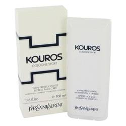 Kouros Sport Cologne by Yves Saint Laurent Cologne 3.3 oz Hydration Face Comfort Lotion (Moisturizes, soothes razor burn and softens skin.)
