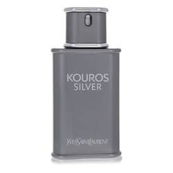 Kouros Silver Cologne By Yves Saint Laurent, 3.4 Oz Eau De Toilette Spray (tester) For Men