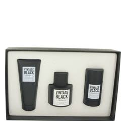 Kenneth Cole Vintage Black Cologne by Kenneth Cole -- Gift Set - 3.4 oz Eau De Toilette Spray + 3.4 oz After Shave Balm +2.6 oz Deodorant Stick