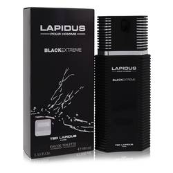 Lapidus Black Extreme Cologne By Ted Lapidus, 3.4 Oz Eau De Toilette Spray For Men