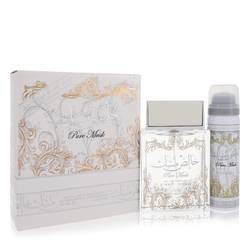 Lattafa Pure Khalis Musk Perfume by Lattafa 3.4 oz Eau De Parfum Spray Plus 1.7 Deodorant