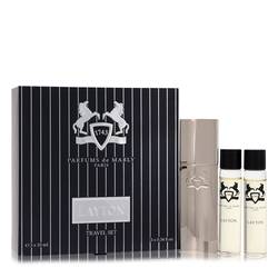 Layton Royal Essence Cologne by Parfums De Marly 3  x 0.34 oz Three Eau De Parfum Sprays Travel Set