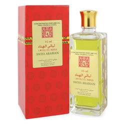 Layali El Hana Perfume by Swiss Arabian 3.2 oz Concentrated Perfume Oil Free From Alcohol (Unisex)