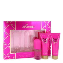 Love's Baby Soft Perfume by Dana -- Gift Set - 1.5 oz Eau De Cologne Mist Spray + 2.5 oz Body Wash + 2.5 oz Body Lotion