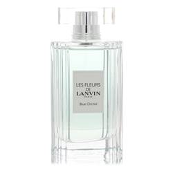 Les Fleurs De Lanvin Blue Orchid Perfume by Lanvin Perfume 3 oz Eau De Toilette Spray (Unboxed)