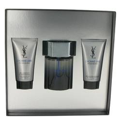 L'homme Libre Cologne by Yves Saint Laurent Cologne -- Gift Set - 3.3 oz Eau De Toilette Spray + 1.6 oz After Shave Gel + 1.6 oz Shower Gel