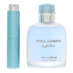 Light Blue Eau Intense Cologne by Dolce & Gabbana Cologne 0.27 oz Travel Spray