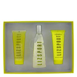 Liz Sport Perfume by Liz Claiborne Perfume -- Gift Set - 3.4 oz Eau De Toilette Spray + 3.4 oz Body Lotion + 3.4 oz Shower Gel