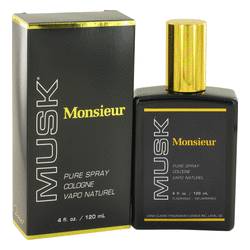 Monsieur Musk Cologne by Dana Cologne 4 oz Cologne Spray