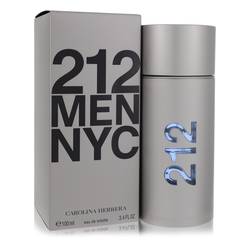 212 Cologne by Carolina Herrera 3.4 oz Eau De Toilette Spray (New Packaging)