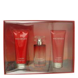 Magnifique Perfume by Lancome Perfume -- Gift Set - 1.7 oz Eau De Toilette Spray + 3.4 oz Body Lotion + 3.4 oz Shower Gel