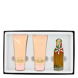 Moschino Perfume by Moschino Perfume -- Gift Set - 1.5 oz Eau De Toilette Spray + 3.4 oz Shower Gel + 3.4 oz Body Lotion